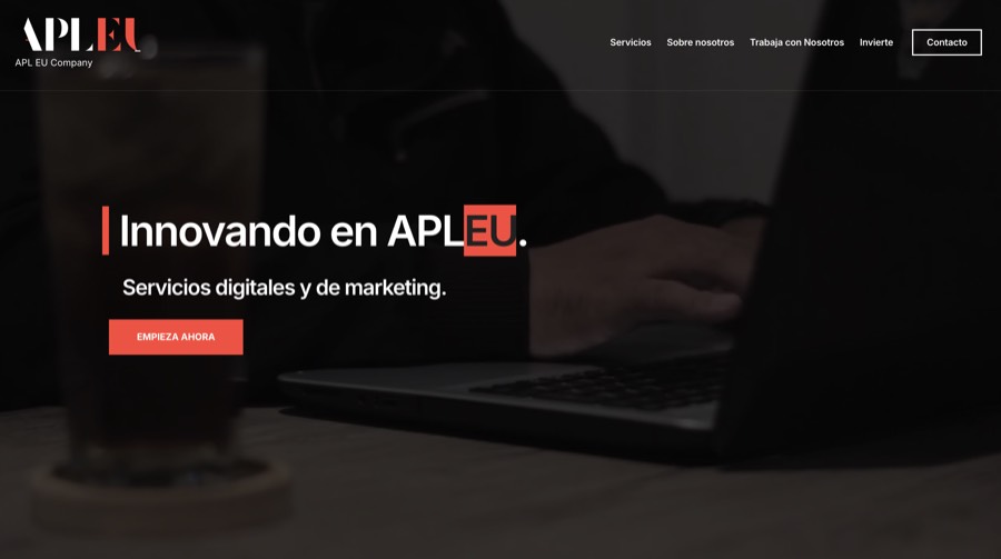 Sitio web diseñado para APL EU Company